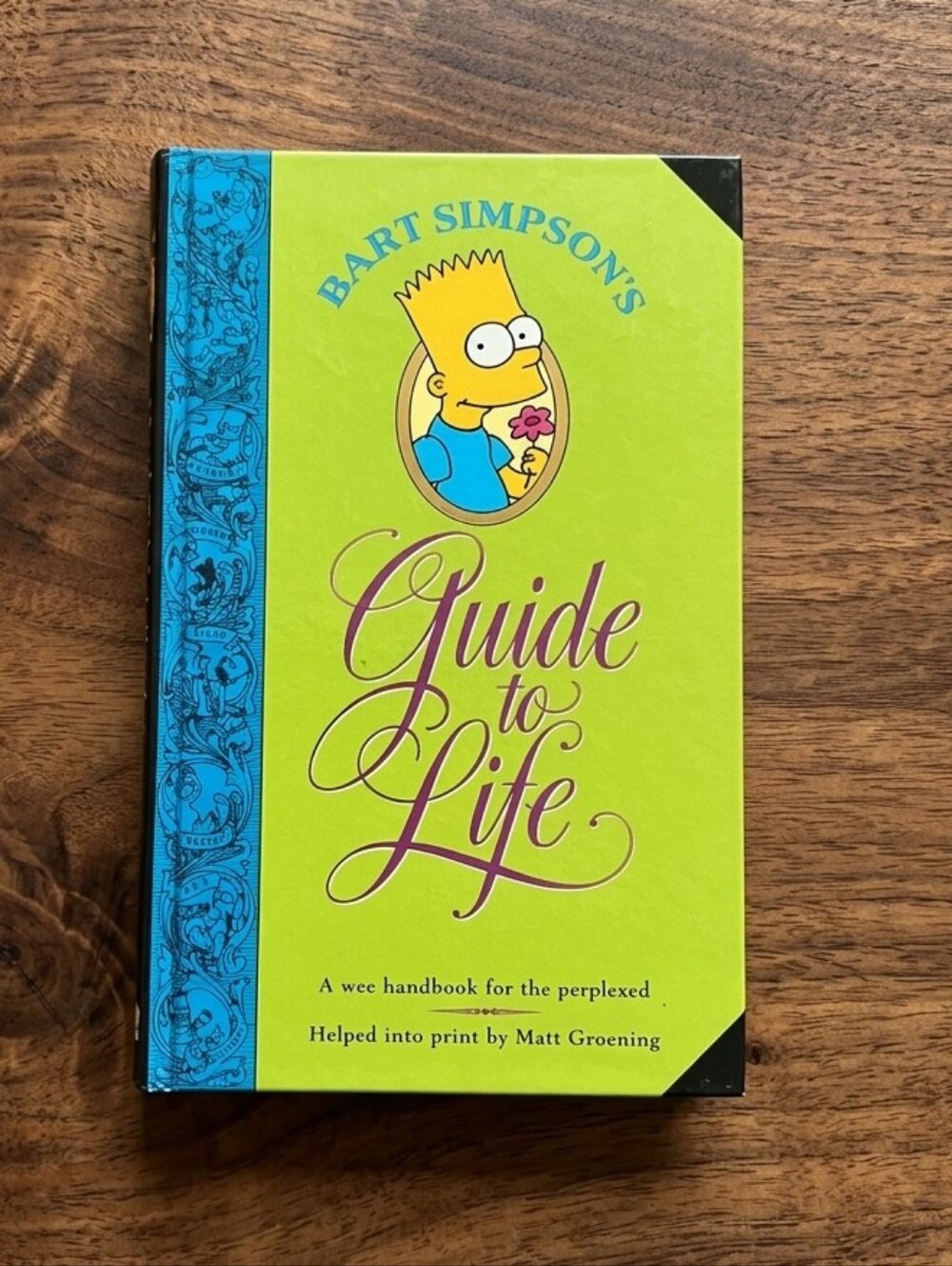 ​Vintage 1993 Bart Simpson's Guide to Life Hardcover Book Matt Groening 1st Edit